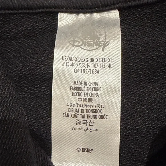 Disney parks hoodie zip jacket rhinestone Disneyland mickey head XL - Picture 6 of 9